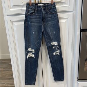 Tobi super high rise mom Jean ankle